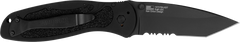 Kershaw Blur 3.4" Tanto Folding Knife Part Serrated Black DLC — view 2