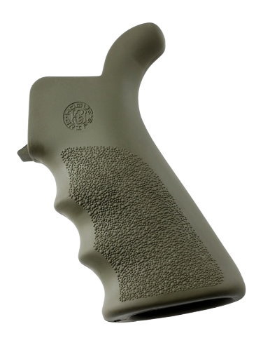 Hogue 15021 OverMolded Rubber Beavertail Grip w/ Finger Grooves OD Green - AR-15/M16 — view 2
