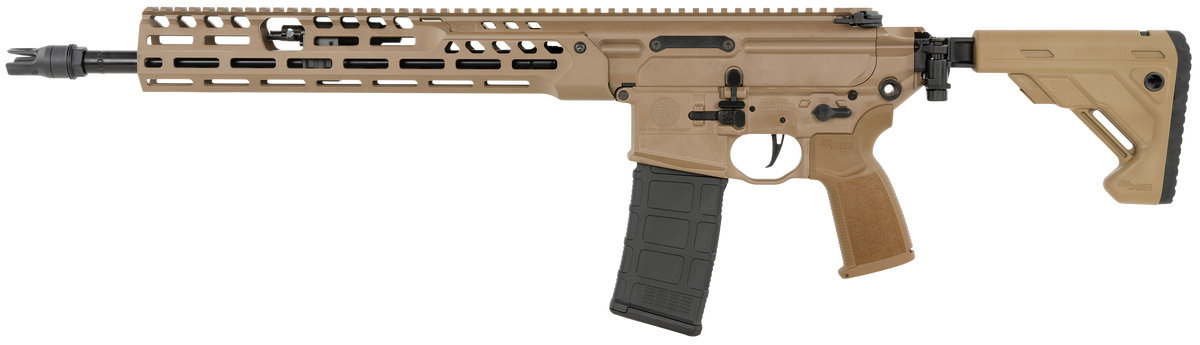 Sig Sauer MCX Spear LT IR 5.56 NATO 16" 30+1 Semi-Auto Rifle - FDE — view 2