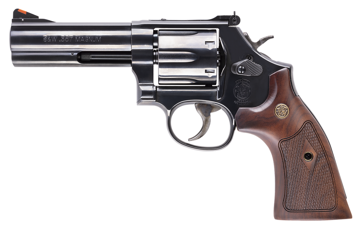 Smith & Wesson Model 586 Classic 357 Mag / 38 Special +P 4" 6-Shot Blued Revolver — view 2