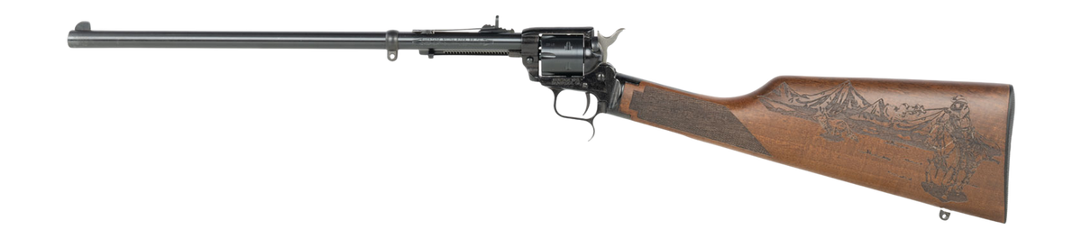 Heritage Mfg Rough Rider Rancher 22 LR 16.12" 6-Rd SAO Rifle - Walnut Stock — view 2