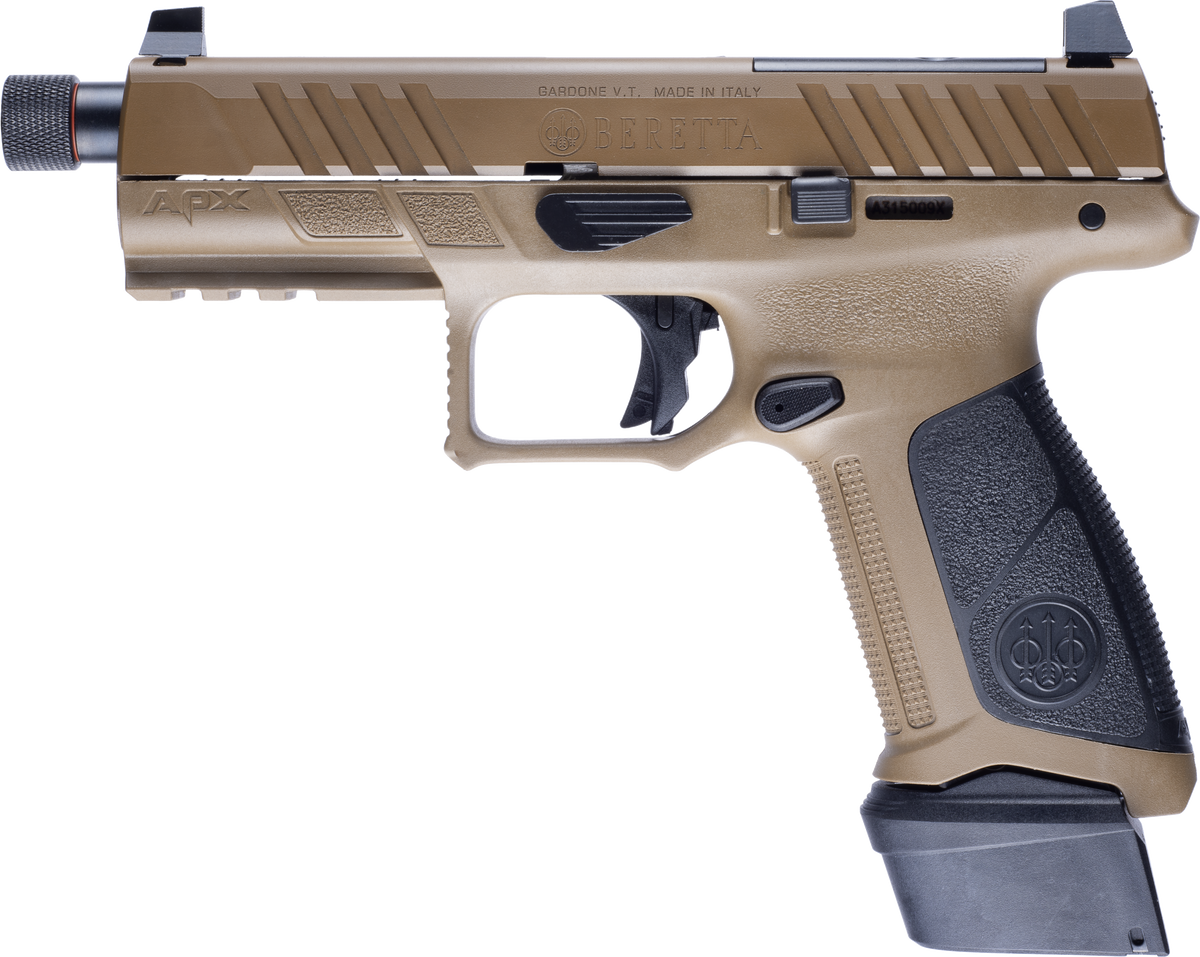 Beretta APX-A1 Tactical 9mm Luger 4.8" 21+1 Striker-Fired Pistol - Flat Dark Earth — view 2