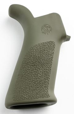 Hogue 15031 OverMolded Beavertail Rubber Grip OD Green Cobblestone - AR-15, M16 — view 2