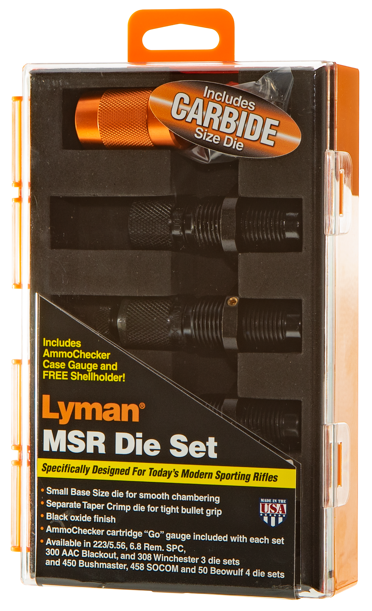 Lyman MSR Precision Die System 9mm Luger 4-Die Set — view 2