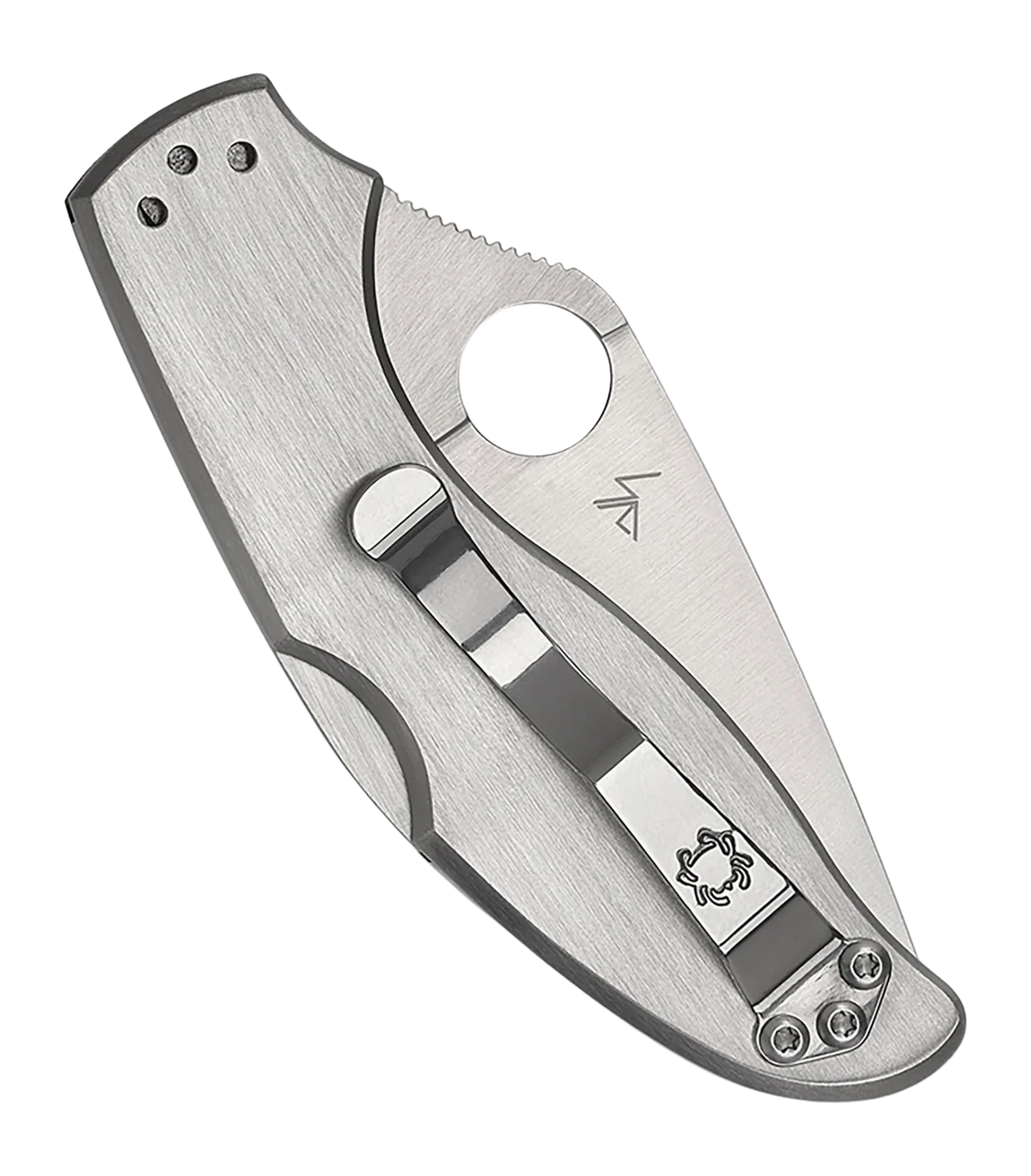 Spyderco UpTern C261P 2.82" 8Cr13MoV Plain Edge Stainless Lockback Folding Knife — view 2