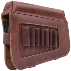 Allen 8519 Westcliff Leather Buttstock Cartridge Carrier 7-Rd - Raised Cheek Piece — view 2