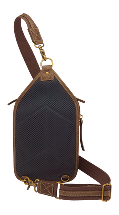Kingport Industries GTM-CZY/106 Brown Distressed Buffalo Compact Sling Crossbody CCW Bag — view 2