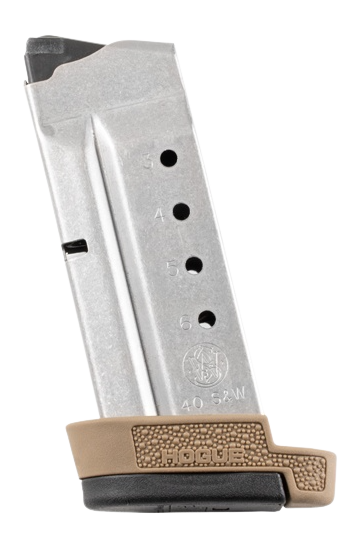 Hogue 18433 OverMolded Rubber Grip Extension S&W M&P .40 S&W 7-Rd FDE — view 2