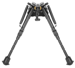 Caldwell XLA Fixed Bipod 9-13" Black Aluminum - Swivel Stud Attachment — view 2