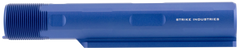Strike Industries Advanced Receiver Extension AR-15/AR-10 7-Position Mil-Spec Blue Anodized Aluminum Buffer Tube — view 2