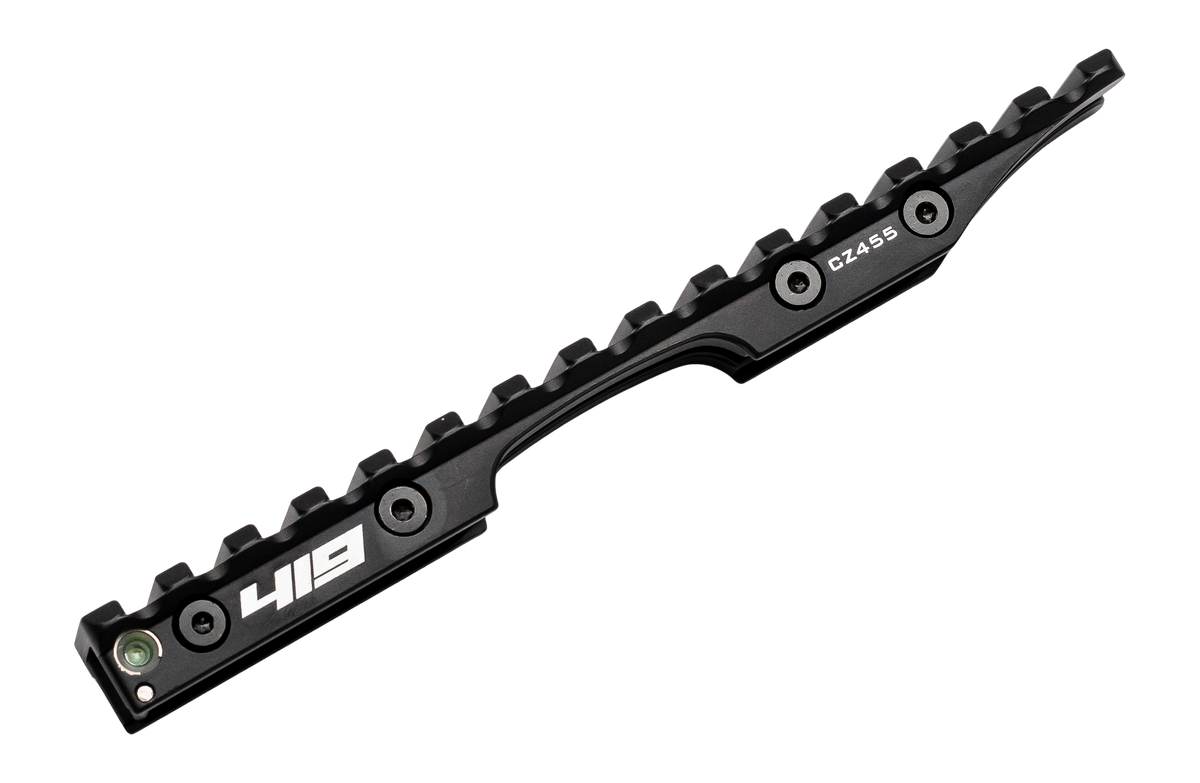 Area 419 Firearms CZ455 Picatinny Scope Rail 15 MOA Cant — view 2