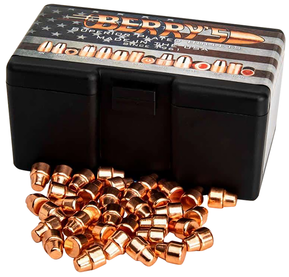 Berry's Superior 45 Cal 200gr Semi Wadcutter Reloading Bullets - 250/Box — view 2