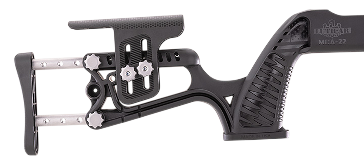 Luth-AR MCA-22 Modular Chassis - Fits Ruger 10/22 - Black Glass Reinforced Nylon — view 2