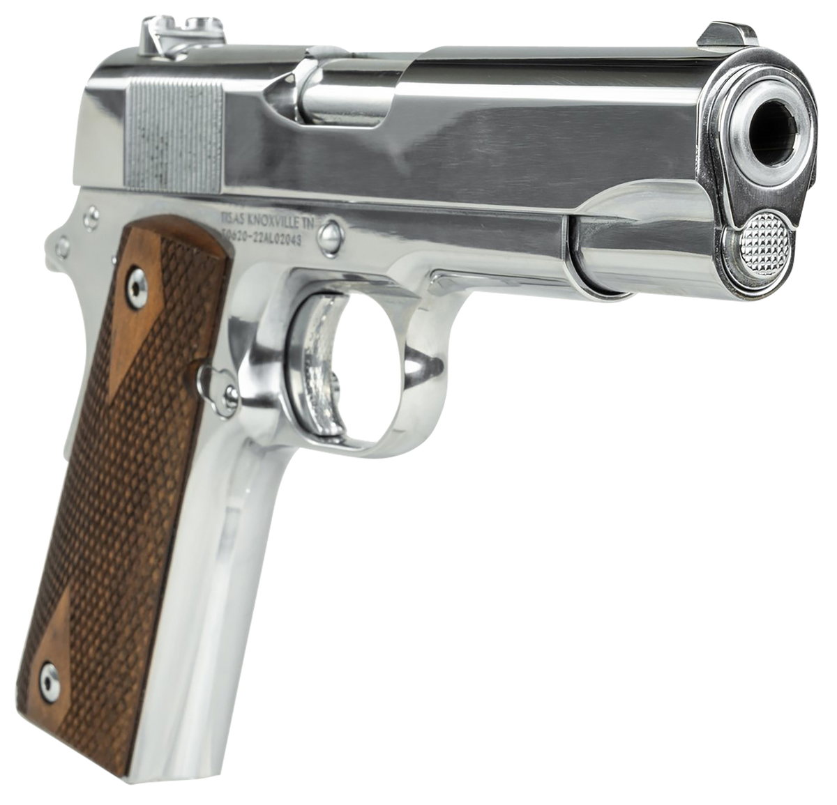 Tisas 1911A1 Desperado 38 Super / 9mm Luger 4.25" 9+1 SAO Pistol - Chrome — view 2