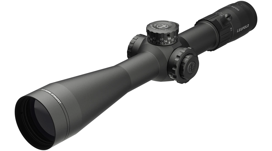 Leupold Mark 4HD 4.5-18x52mm Illuminated FFP PR1-MOA 34mm Tube Matte Black Riflescope — view 2
