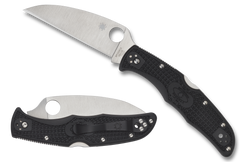 Spyderco Endura 4 Lightweight 3.78" Wharncliffe Plain Edge VG-10 Black FRN Folding Knife — view 2