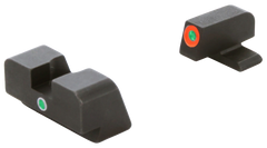 Ameriglo XD201 i-Dot Night Sight Set for Springfield XD - Green Tritium Orange Outline Front / Green Tritium Rear — view 2