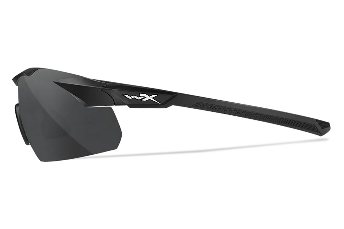 Wiley X Vapor 3552 Safety Glasses Matte Black Smoke Gray/Clear/Light Rust — view 2