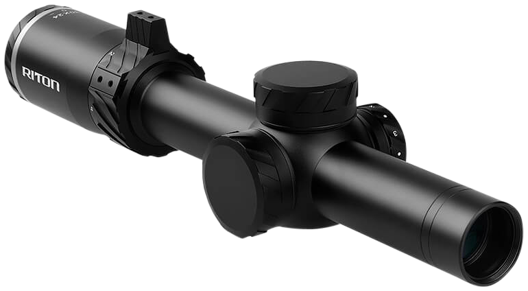 Riton Optics 5 Tactix 1-10x24mm 30mm Tube Illuminated 3OT MRAD LPVO Riflescope — view 2