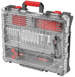 Real Avid Bore-Max Master Cleaning Kit & Mobile Workstation Multi-Cal .22-.45 Cal / 12-20 GA Gray/Red — view 2