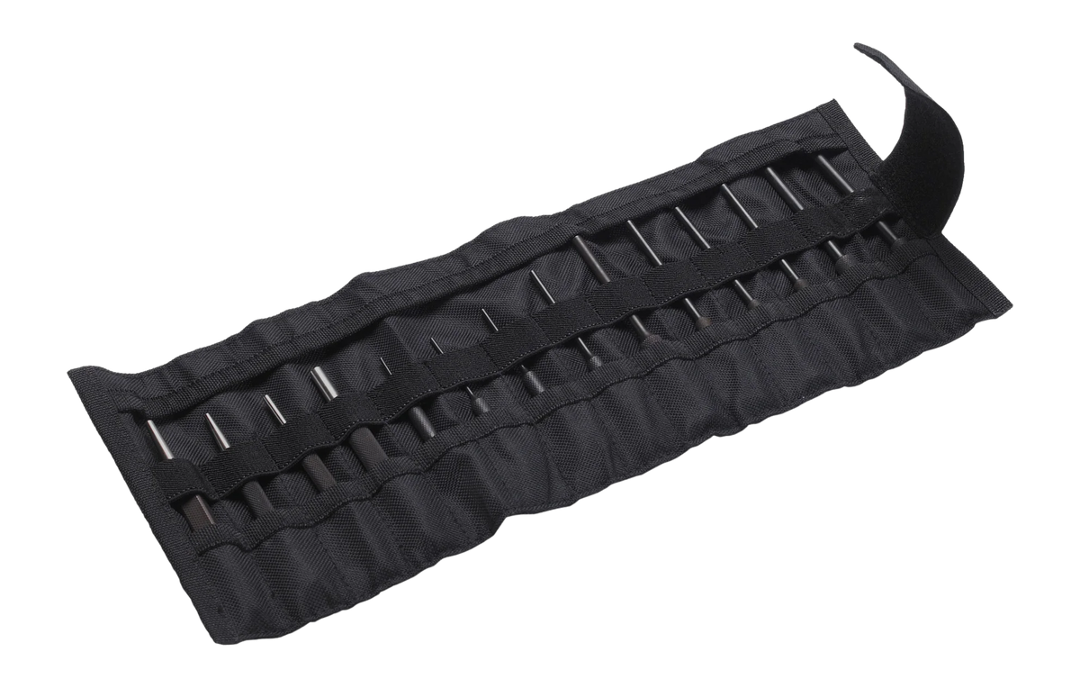 US PeaceKeeper Small Punch Roll Black Nylon - 14 Pockets, Hook and Loop — view 2