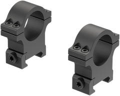Leupold Open Range Cross-Slot 1in High Matte Black Scope Rings — view 2