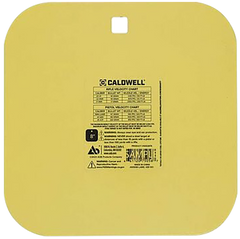 Caldwell 8" AR500 Steel Gong Target 1/4" Thick Yellow - Rimfire/Handgun — view 2