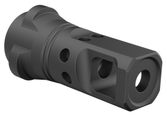 Breek Arms Echo Single Port 30 Cal 5/8x24 Steel Muzzle Brake - Black Nitride — view 2