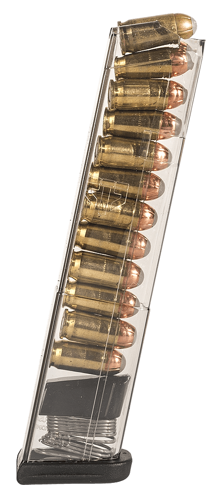 ETS Group GLK-42-12 Glock 42 .380 ACP 12rd Clear Extended Magazine — view 2