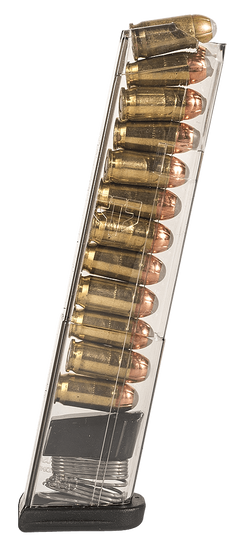 ETS Group GLK-42-12 Glock 42 .380 ACP 12rd Clear Extended Magazine — view 2