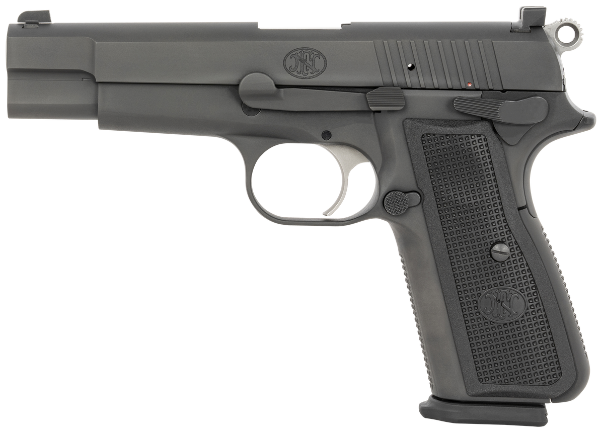 FN High Power 9mm Luger 4.7" 17+1 Single-Action Semi-Auto Pistol — view 2