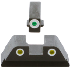 Ameriglo GL431 Classic Tritium Sight Set for Glock 42/43/43X/48 - Green Front / Yellow Rear — view 2