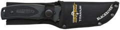 Camillus Western Black River 3.75" Fixed Drop Point 420 Steel Titanium Bonded Black Rubber Handle — view 2