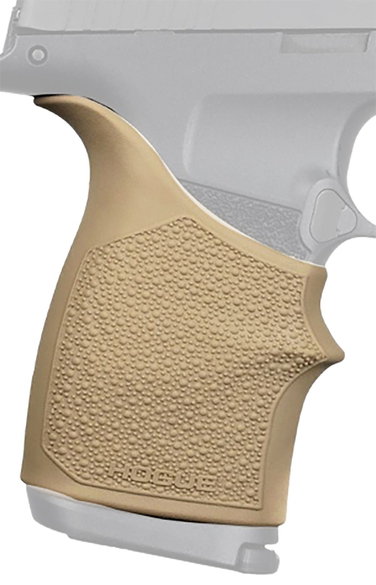 Hogue 18713 HandAll Beavertail Grip Sleeve Sig Sauer P365XL FDE Rubber — view 2