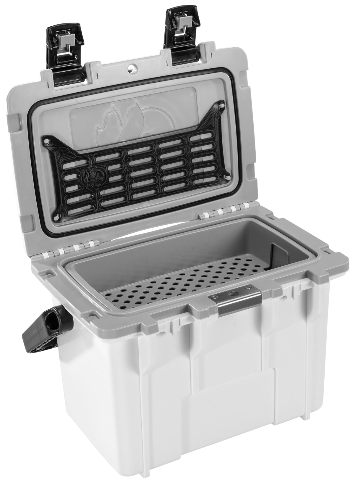Pelican 14QT Personal Cooler 14 Qt White/Gray - Press & Pull Latch — view 2