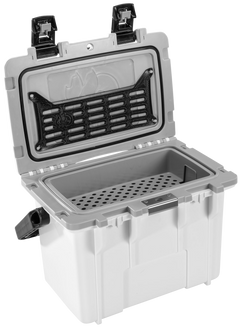 Pelican 14QT Personal Cooler 14 Qt White/Gray - Press & Pull Latch — view 2