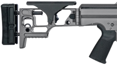 Barrett MRAD 300 PRC 26" 10+1 Bolt Action Rifle - Tungsten Gray Cerakote - Side Folding Stock - Black Magpul Grip — view 2