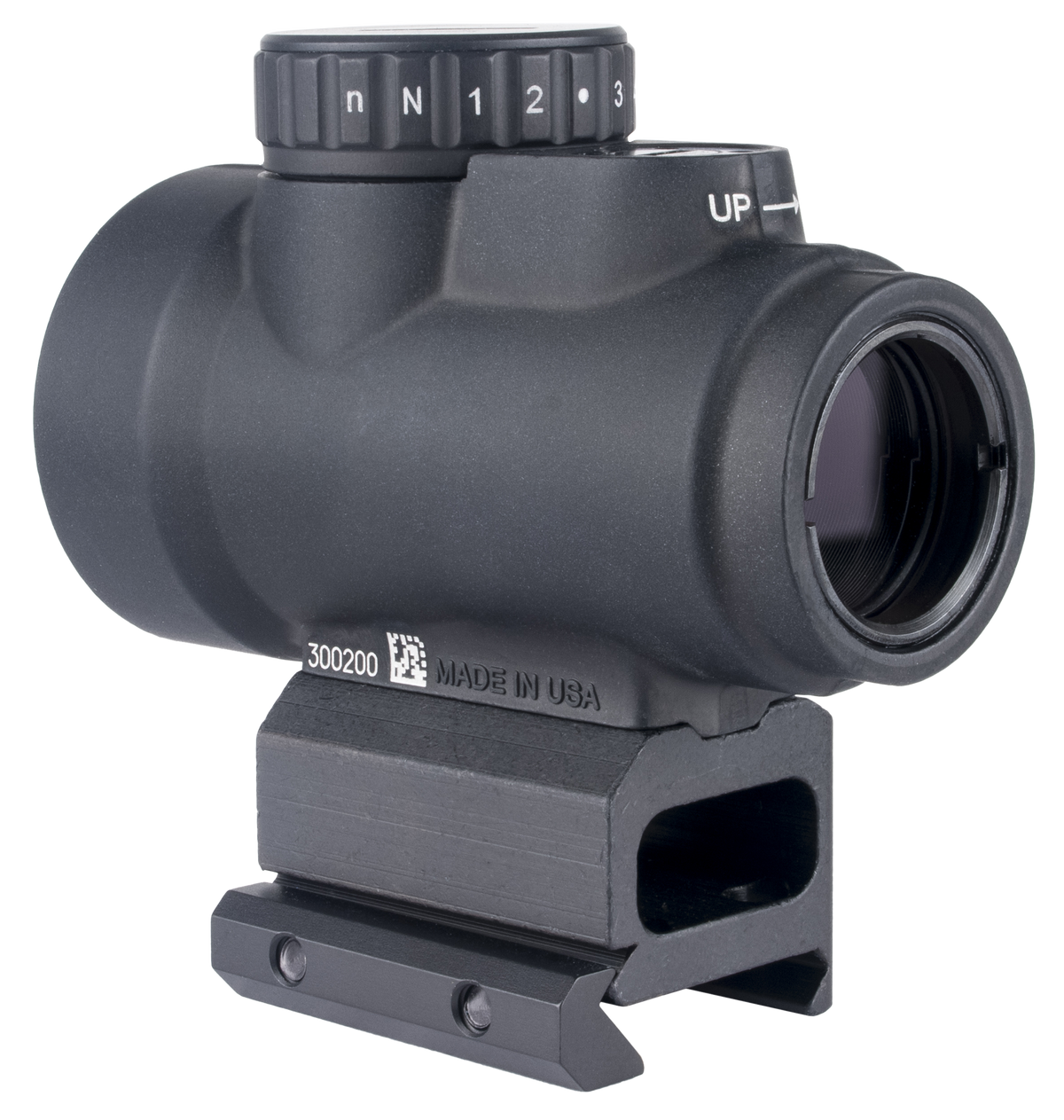 Trijicon MRO SD 1x25mm 2 MOA Red Dot Reflex Sight w/ Full Co-Witness Mount - Black — view 2
