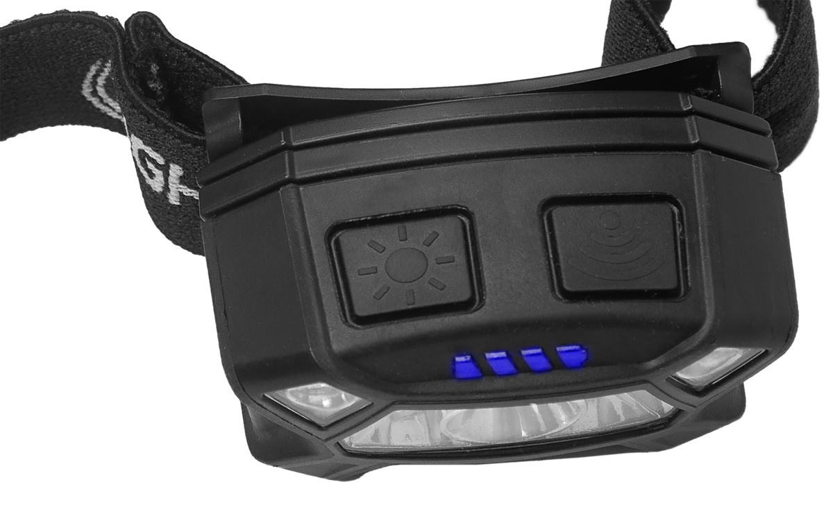 Bayco Nightstick NSP-4400B Dual-Light Headlamp 320 Lumens AAA Motion Activated Clip-On/Strap - Black — view 2