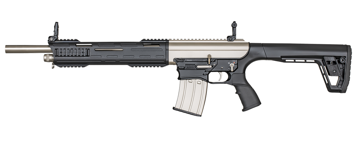 Tokarev USA TAR 12MP 12 Gauge 3" 5+1 18.50" Semi-Auto AR-Style Shotgun - Electroless Nickel — view 2