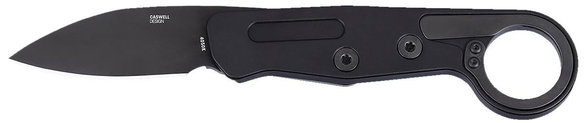 Columbia River CRKT Provoke EDC 2.47" Folding Plain Black Oxide D2 Steel Black Aluminum Handle — view 2