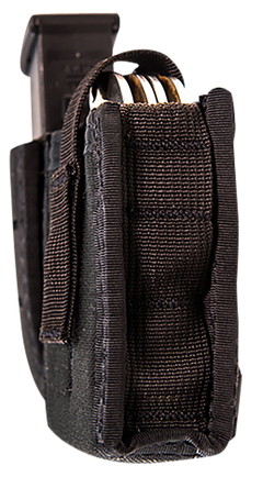 High Speed Gear TACO Duty Single Pistol Mag & Handcuff Holder Black Nylon MOLLE — view 2