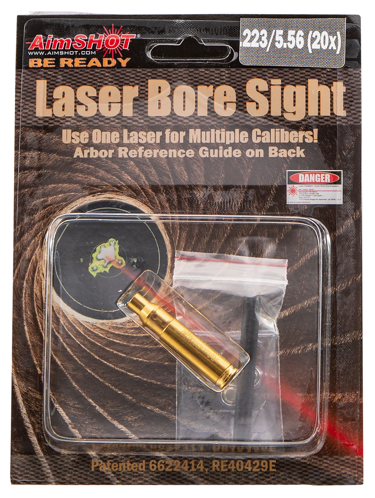 AimShot BS22320X Laser Boresighter 223 Rem 20X Cartridge Brass — view 2