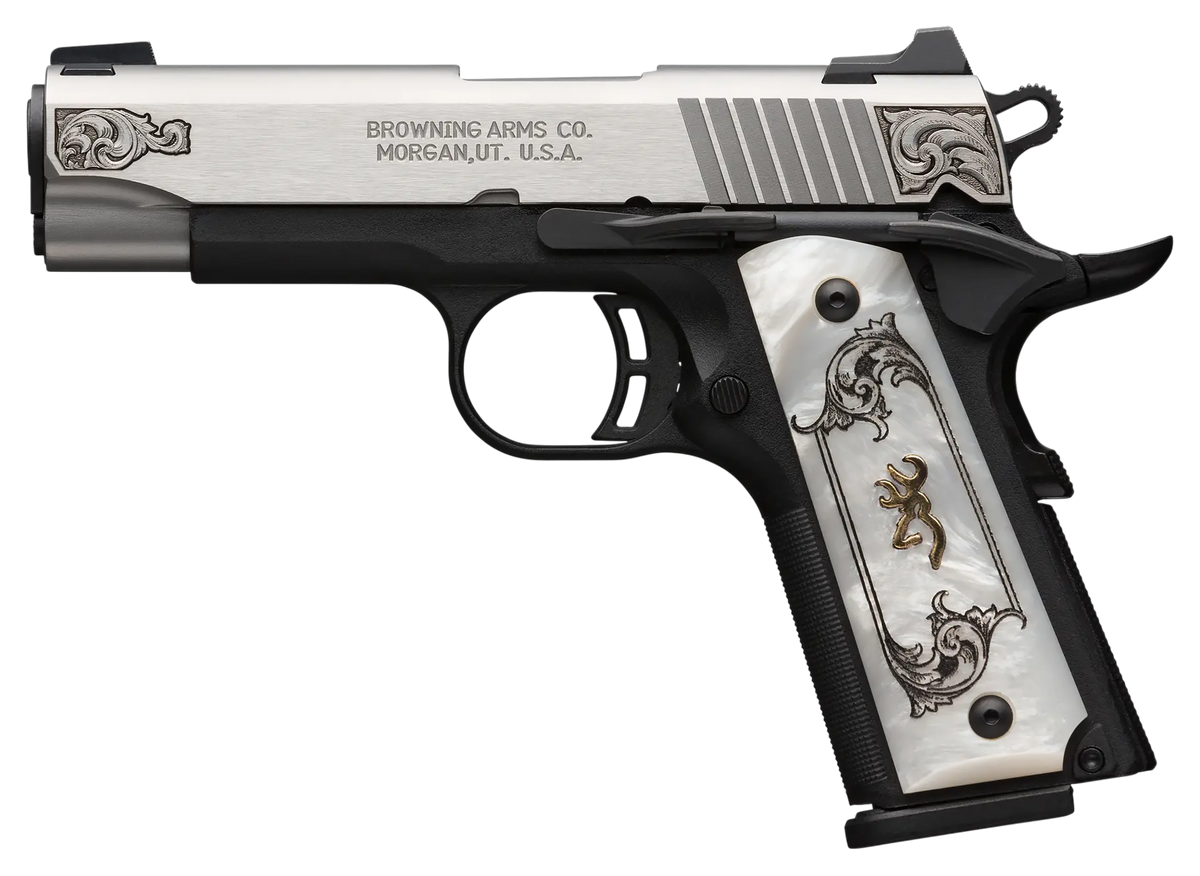Browning 1911-380 Black Label Medallion Compact 380 ACP 3.63" 8+1 Semi-Auto Pistol — view 2