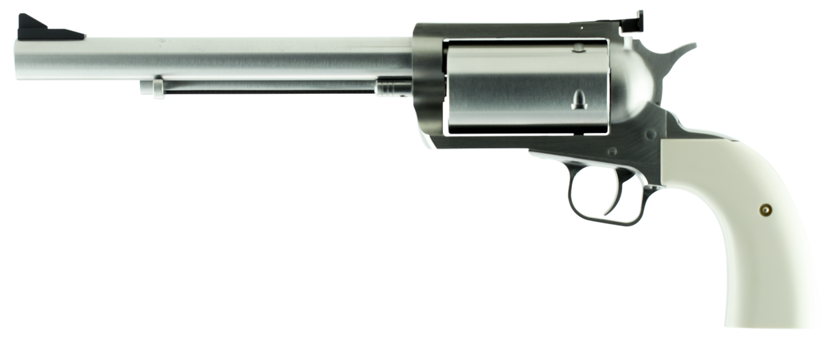 Magnum Research BFR Long Cylinder 45-70 Gov 7.5" 5-Shot SAO Revolver - Bisley White Laminate — view 2