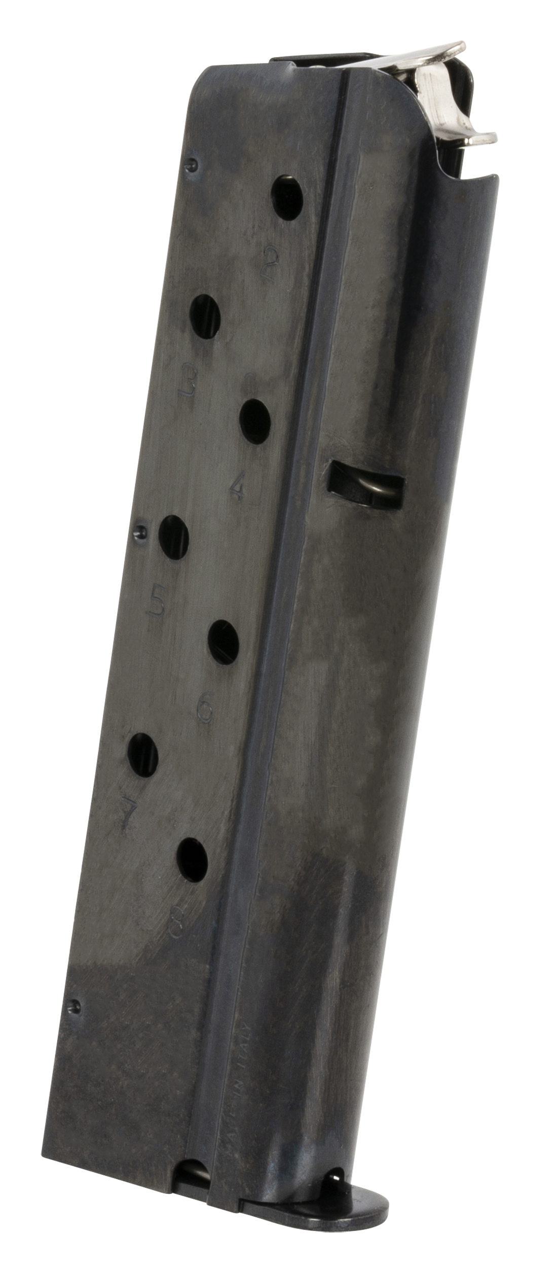 Mec-Gar 1911 Government 40 S&W 8rd Blued Carbon Steel Magazine — view 2