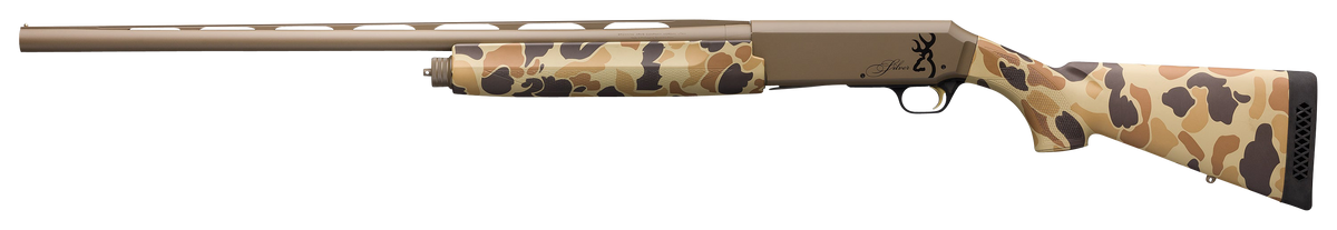 Browning Silver Field 12 Gauge 3.5" 4+1 26" Semi-Auto Shotgun - Vintage Tan Camo FDE Cerakote — view 2