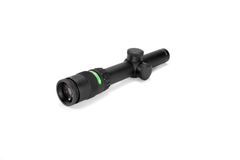 Trijicon AccuPoint 1-4x24mm 30mm Tube Illuminated Duplex Crosshair Green Dot Riflescope - Black Hardcoat Anodized — view 2