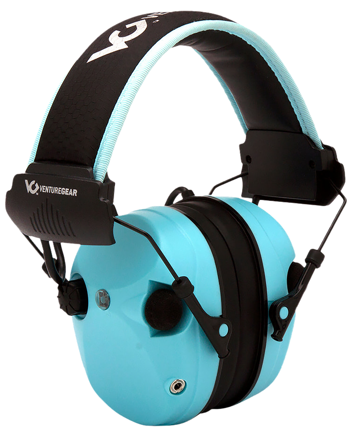 Pyramex Venture Gear Sentinel Electronic Muff 26 dB NRR Over the Head Powder Blue/Black — view 2