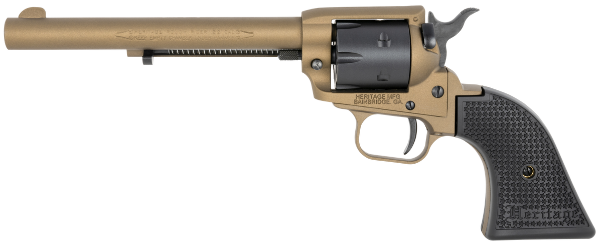 Heritage Mfg Rough Rider 22 LR 6.5" 6-Shot SAO Revolver - Burnt Bronze Cerakote — view 2